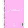 Τετράδιο σπιράλ Salko Notebook 2 θεμάτων 17x25cm 120 σελίδες σε διάφορα χρώματα - Ανακάλυψε Τετράδια σχολικά για μαθητές και φοιτητές, για το γραφείο ή το σπίτι με εντυπωσιακά εξώφυλλα για να κερδίσεις τις εντυπώσεις.